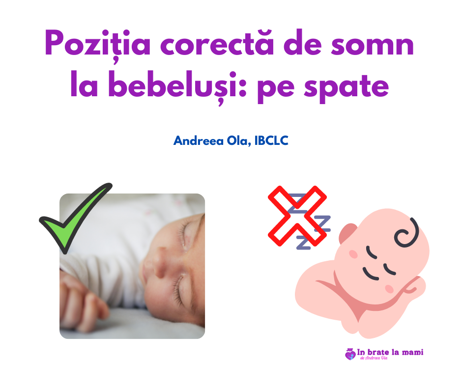 În ce poziție doarme bebe? Care este poziția corectă de somn pentru bebeluși?