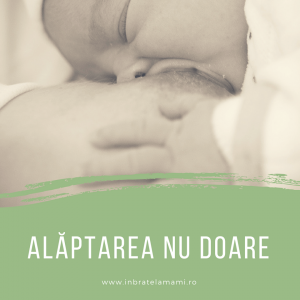 Alăptarea nu ar trebui să fie dureroasă