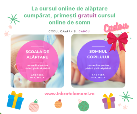 Cursul online de somn GRATUIT la cumpărarea cursului de alăptare